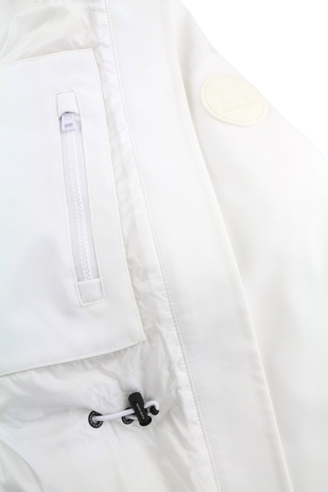 WOOLRICH Soft Shell Down Quilted Hybrid Women Jacket S White Down Filled RRP520