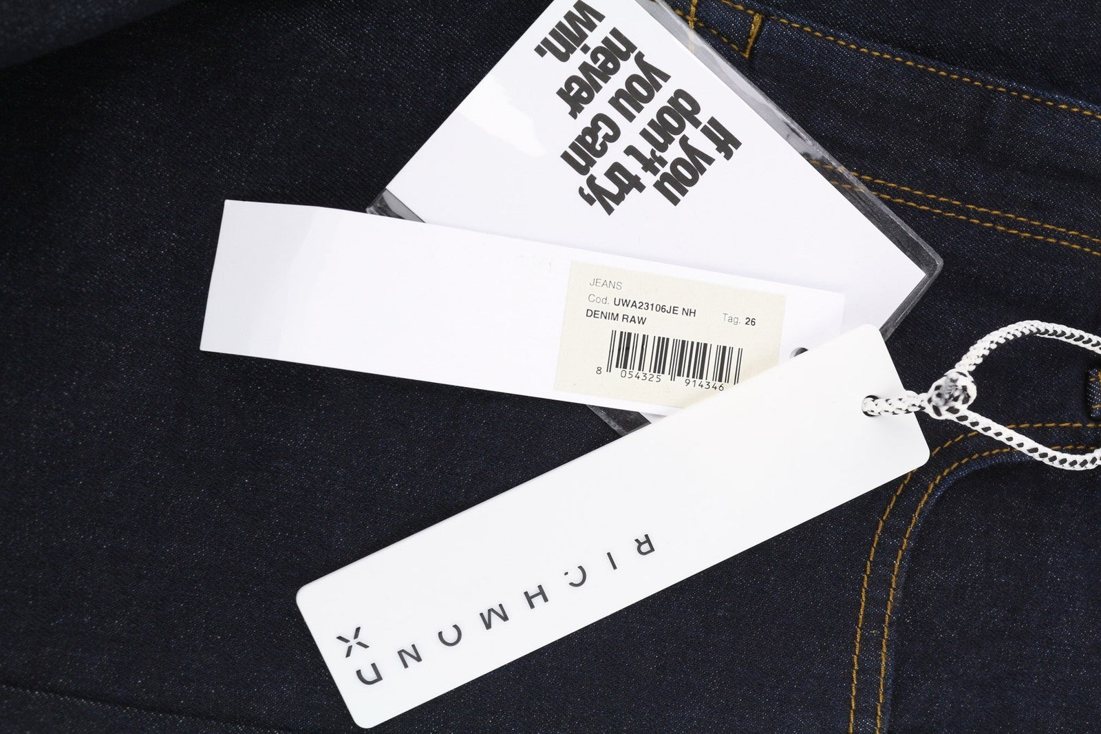 JOHN RICHMOND Stella Women's Jeans W26 Skinny High Waist Blue Denim Zipper