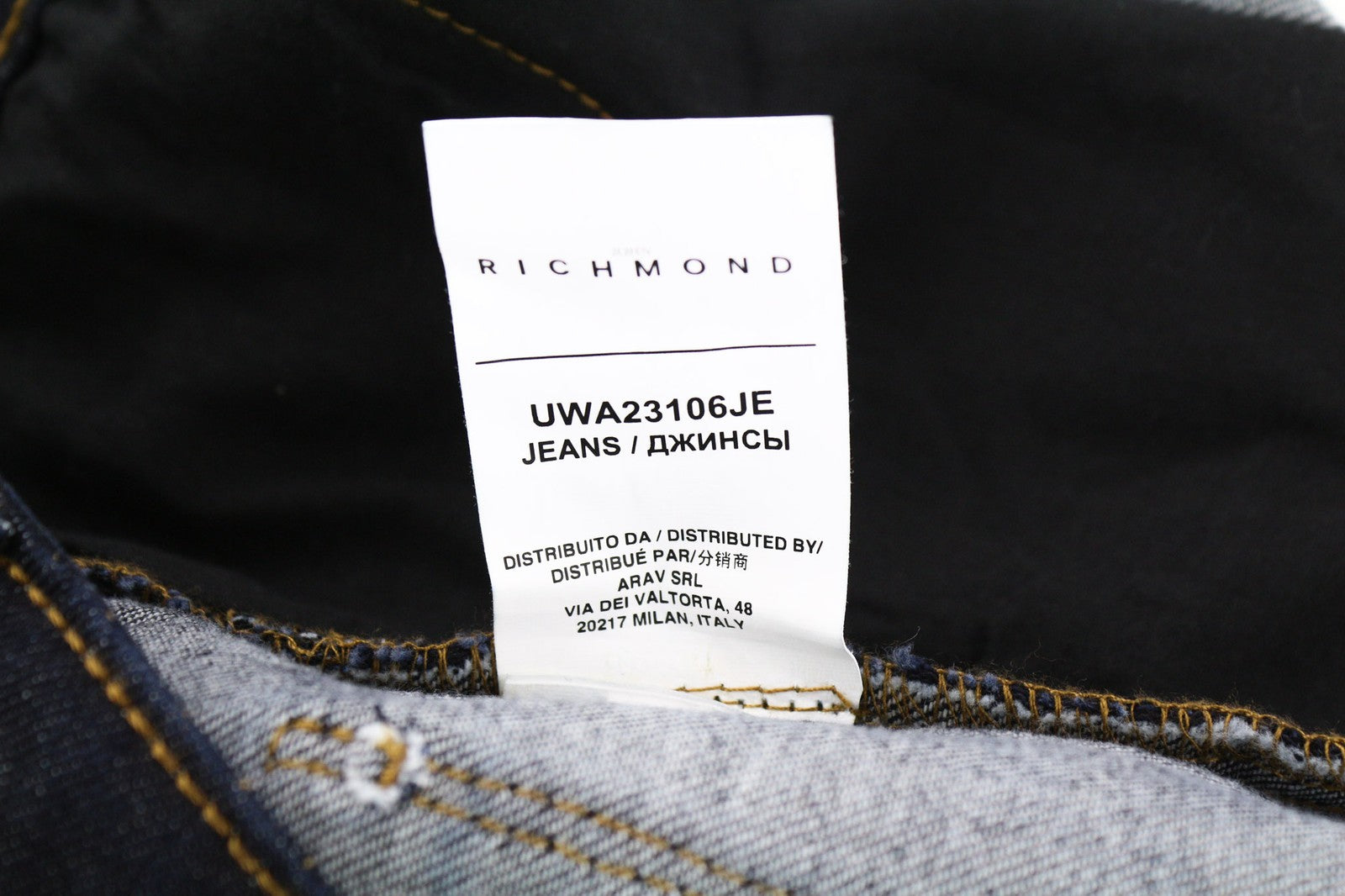 JOHN RICHMOND Stella Women's Jeans W26 Skinny High Waist Blue Denim Zipper