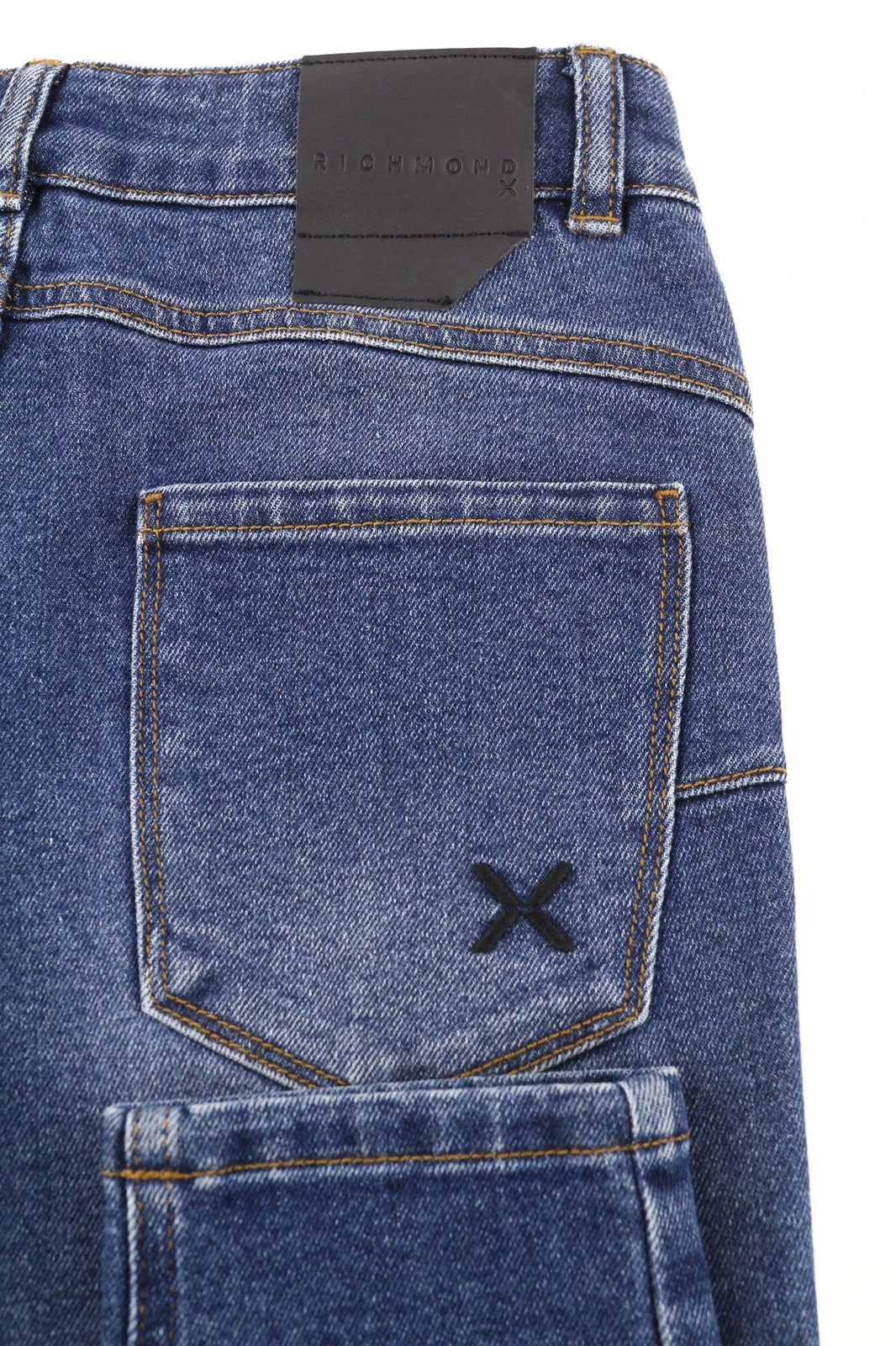 JOHN RICHMOND Aisha Women's Jeans W26 Push-Up Mid Washed Normal Waist