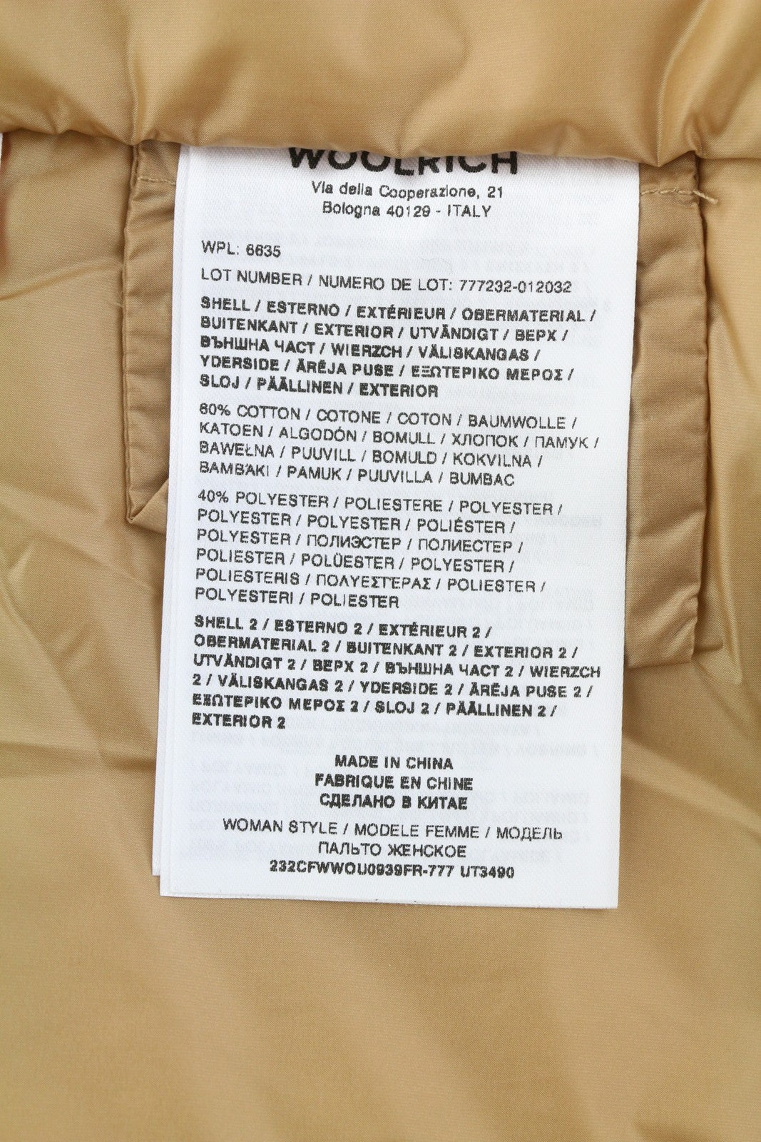 WOOLRICH Double Breasted 2in1 Trench Women Jacket S Beige Hood Primaloft PPR870