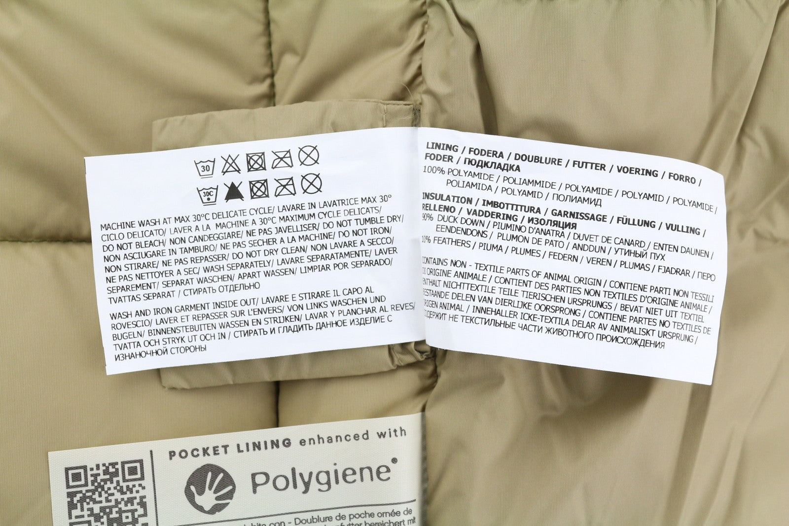 WOOLRICH Duster Blizzard Men Jacket L Green Down Filled Sherpa Quilted RRP595