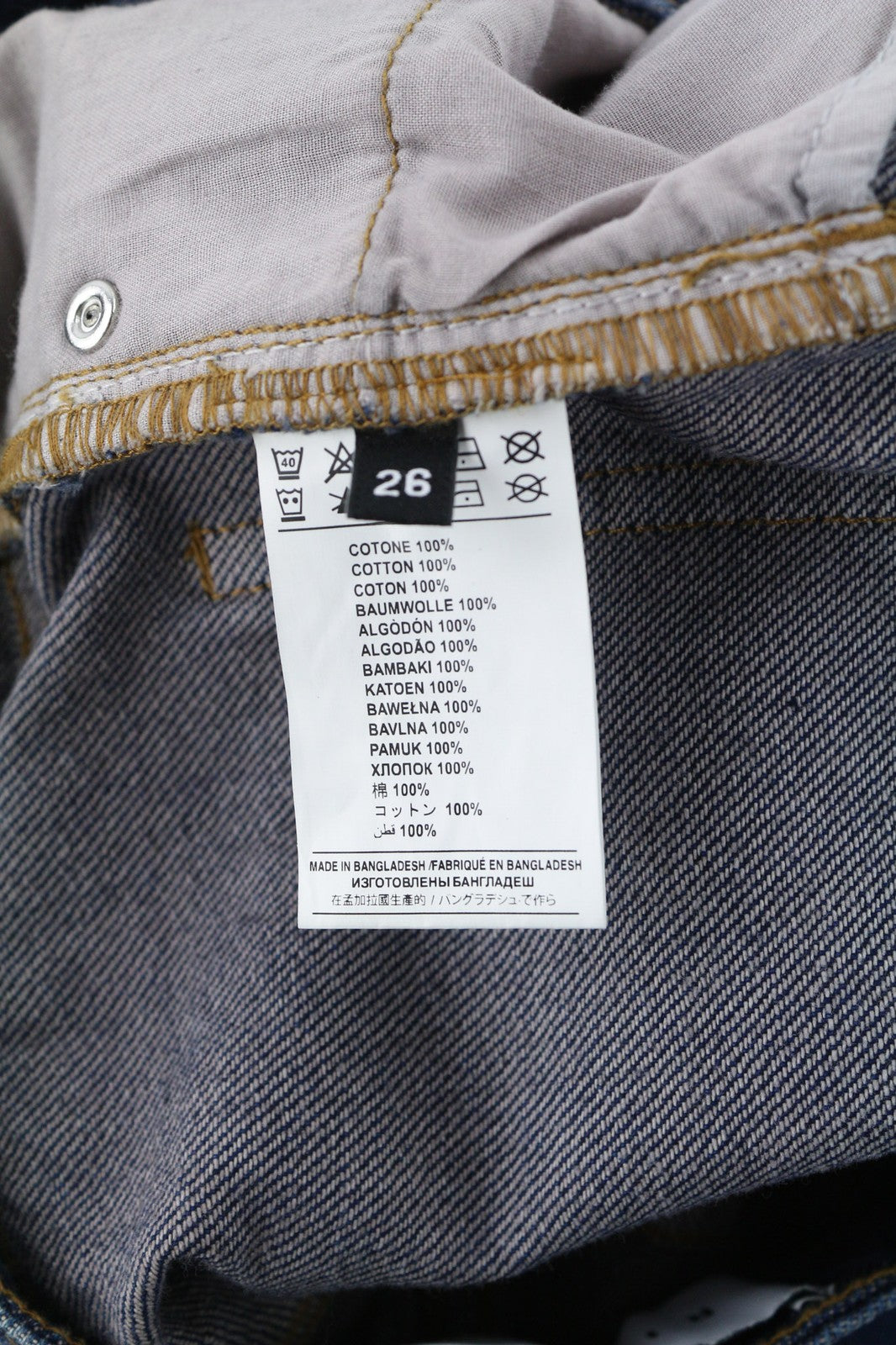 JOHN RICHMOND Bloom Women's Jeans W26 High Waist Mom Fit Blue Washed Zip