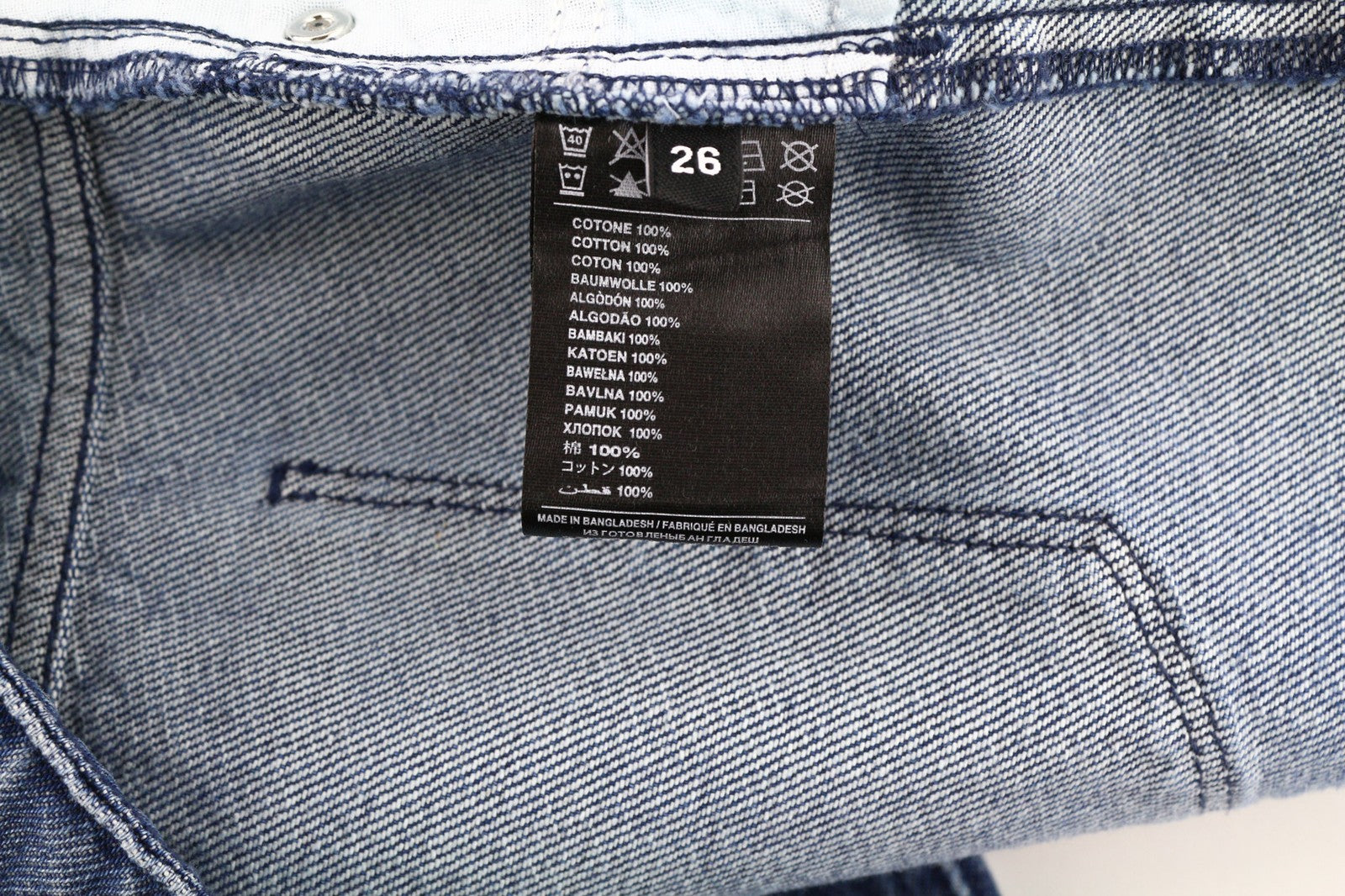 JOHN RICHMOND Women's Jeans W26 Regular Cargo Style Mid Blue Washed Zip Denim