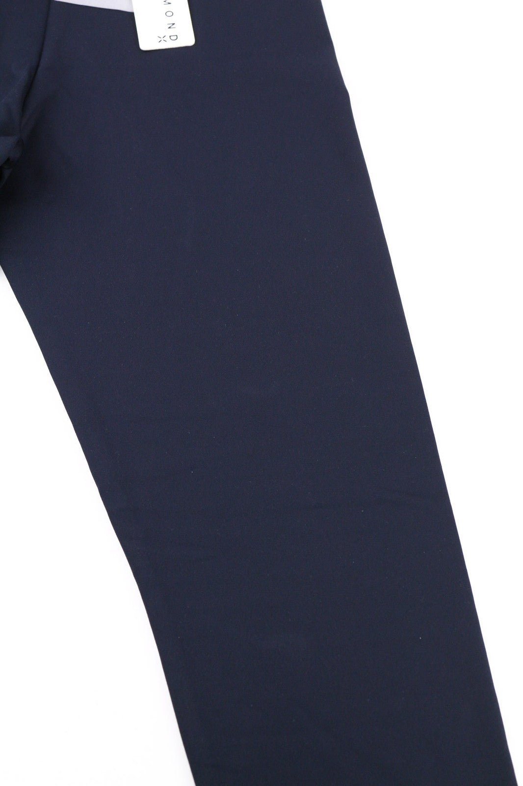 RICHMOND Women's Leggings S Sapphire Blue Stretch High Waist Zip Logo Classic