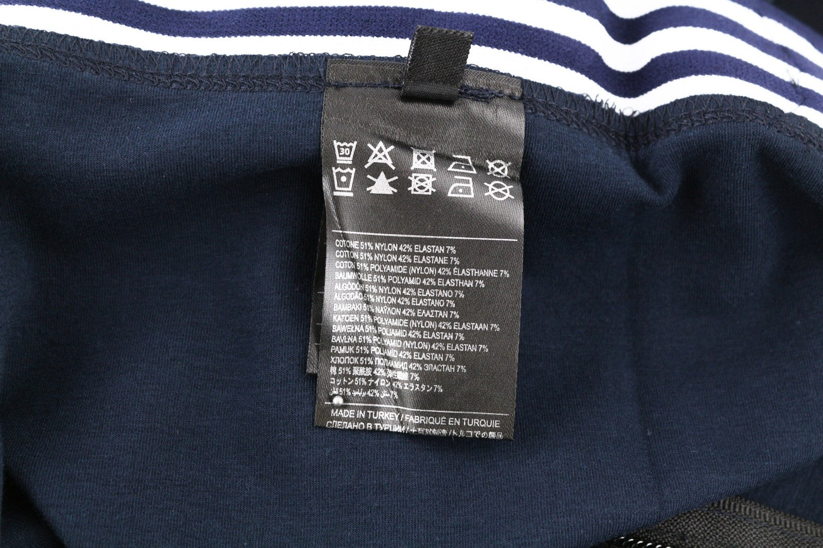 RICHMOND Women's Leggings S Sapphire Blue Stretch High Waist Zip Logo Classic