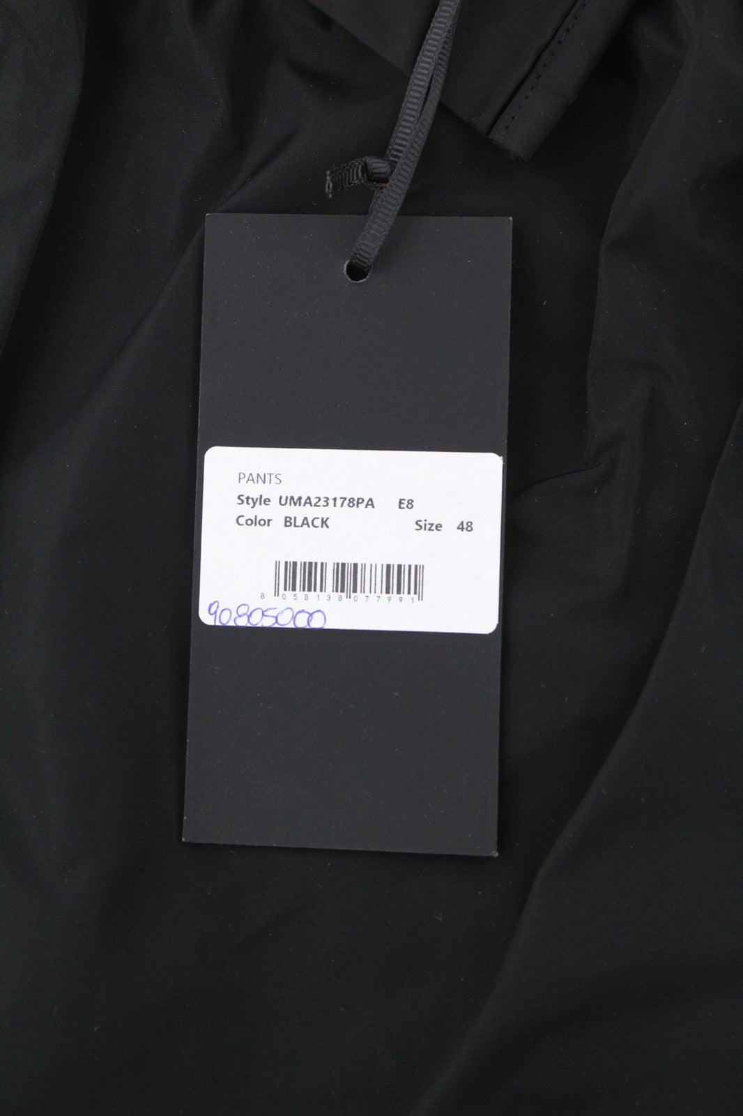 JOHN RICHMOND Men's Pants ~W30 Black Straight Elastic Waist Logo Casual Pockets