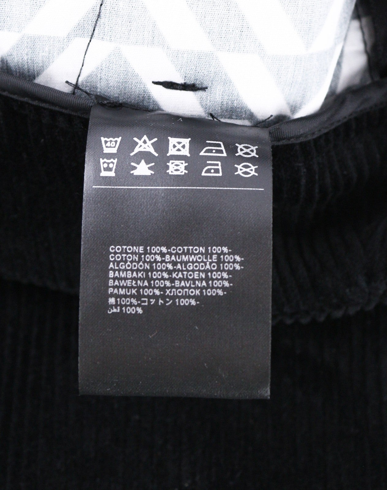 JOHN RICHMOND Men's Pants M Black Corduroy Straight Pleated Zip Logo Detail