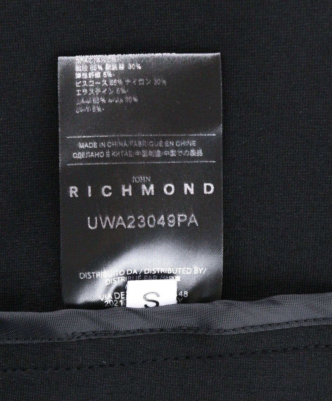 JOHN RICHMOND Women's Pants S Black Flared Zip Leg High Waist Casual Fit