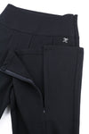 Black Viscose Trousers