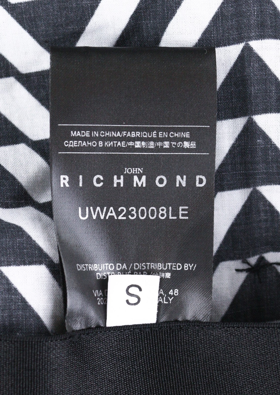 JOHN RICHMOND Women's Leggings S Black Zip Leg Pocketed High Waist Logo