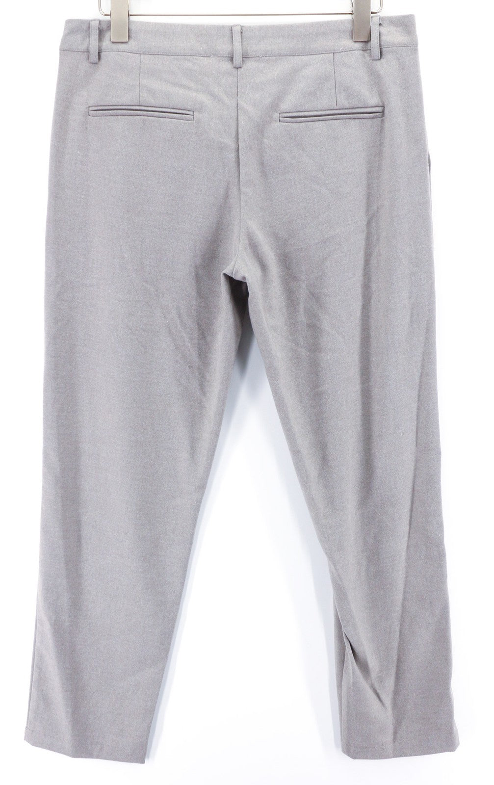 JOHN RICHMOND Men's Pants M Grey Melange Slim Fit Zipped Pockets Casual Logo