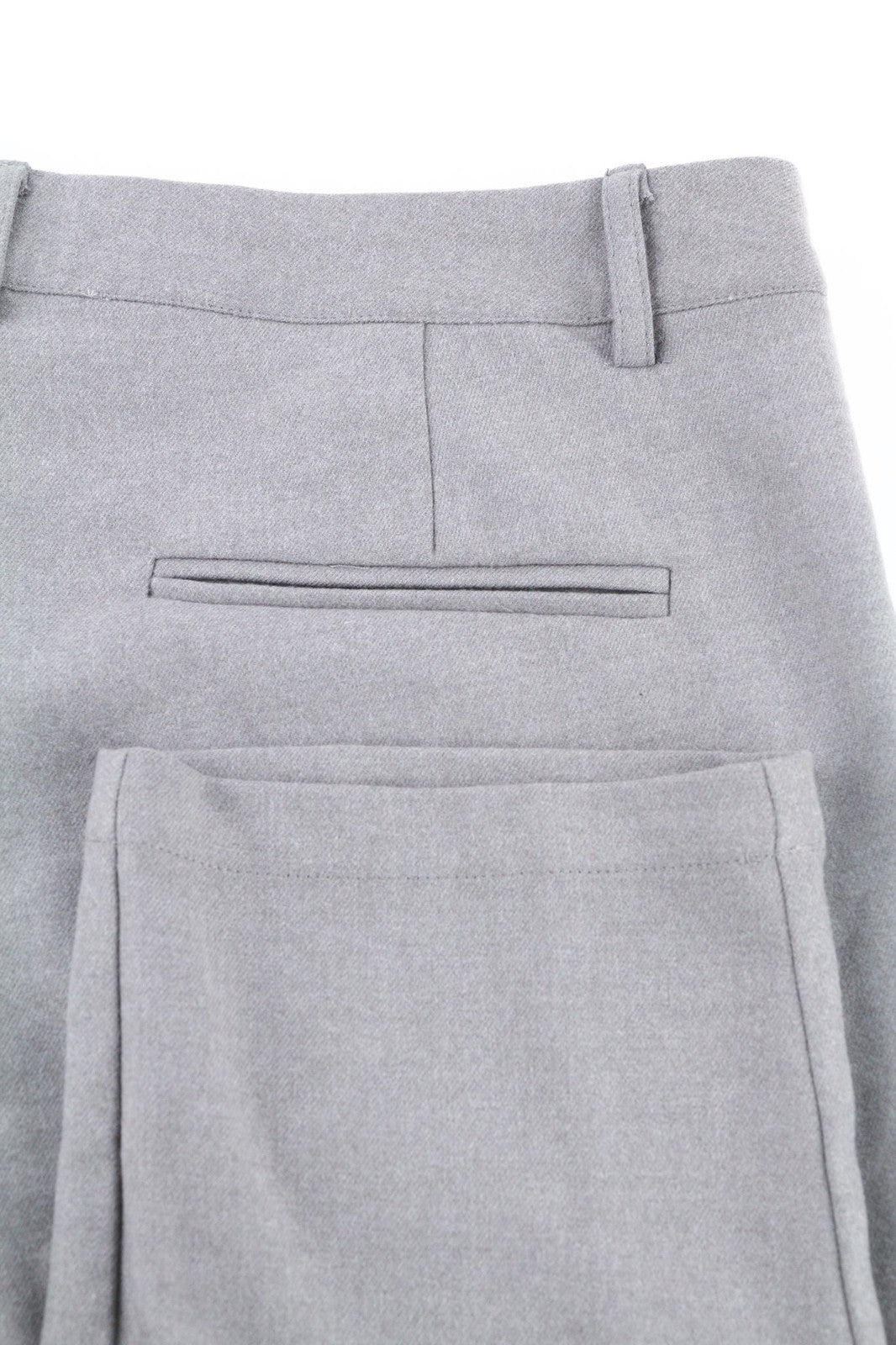 JOHN RICHMOND Men's Pants M Grey Melange Slim Fit Zipped Pockets Casual Logo