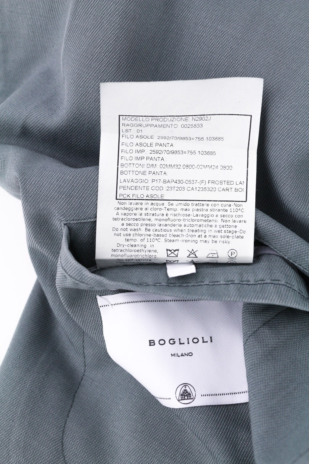 BOGLIOLI Men's Blazer EU48 UK38 Blue Wool Notch Lapel Unlined Double Vent RRP946