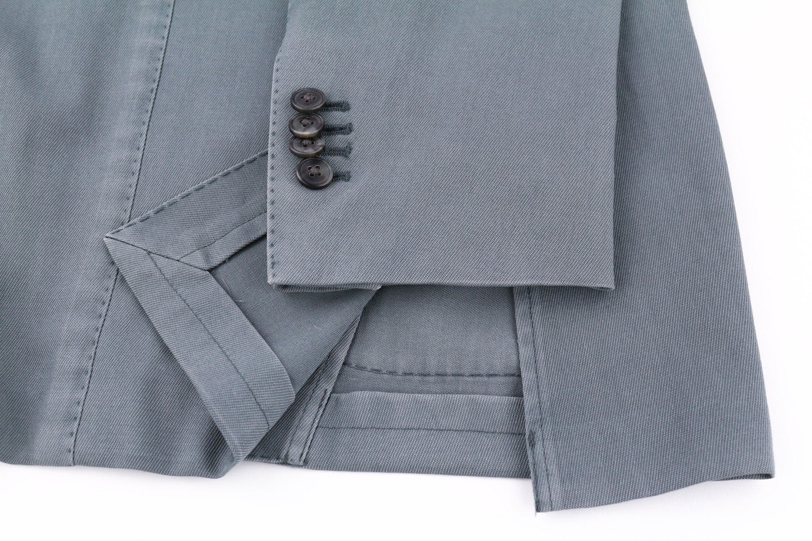 BOGLIOLI Men's Blazer EU48 UK38 Blue Wool Notch Lapel Unlined Double Vent RRP946