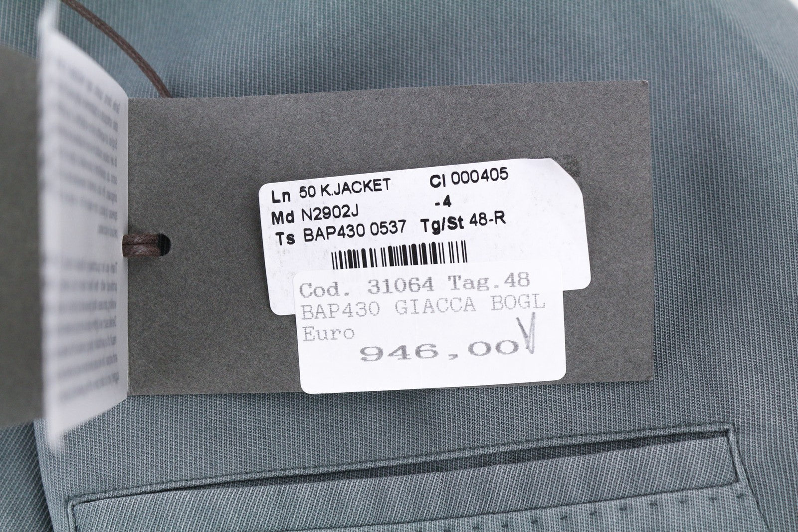 BOGLIOLI Men's Blazer EU48 UK38 Blue Wool Notch Lapel Unlined Double Vent RRP946