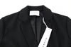 Black Polyester Blazer