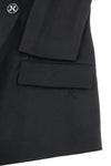 Black Polyester Blazer
