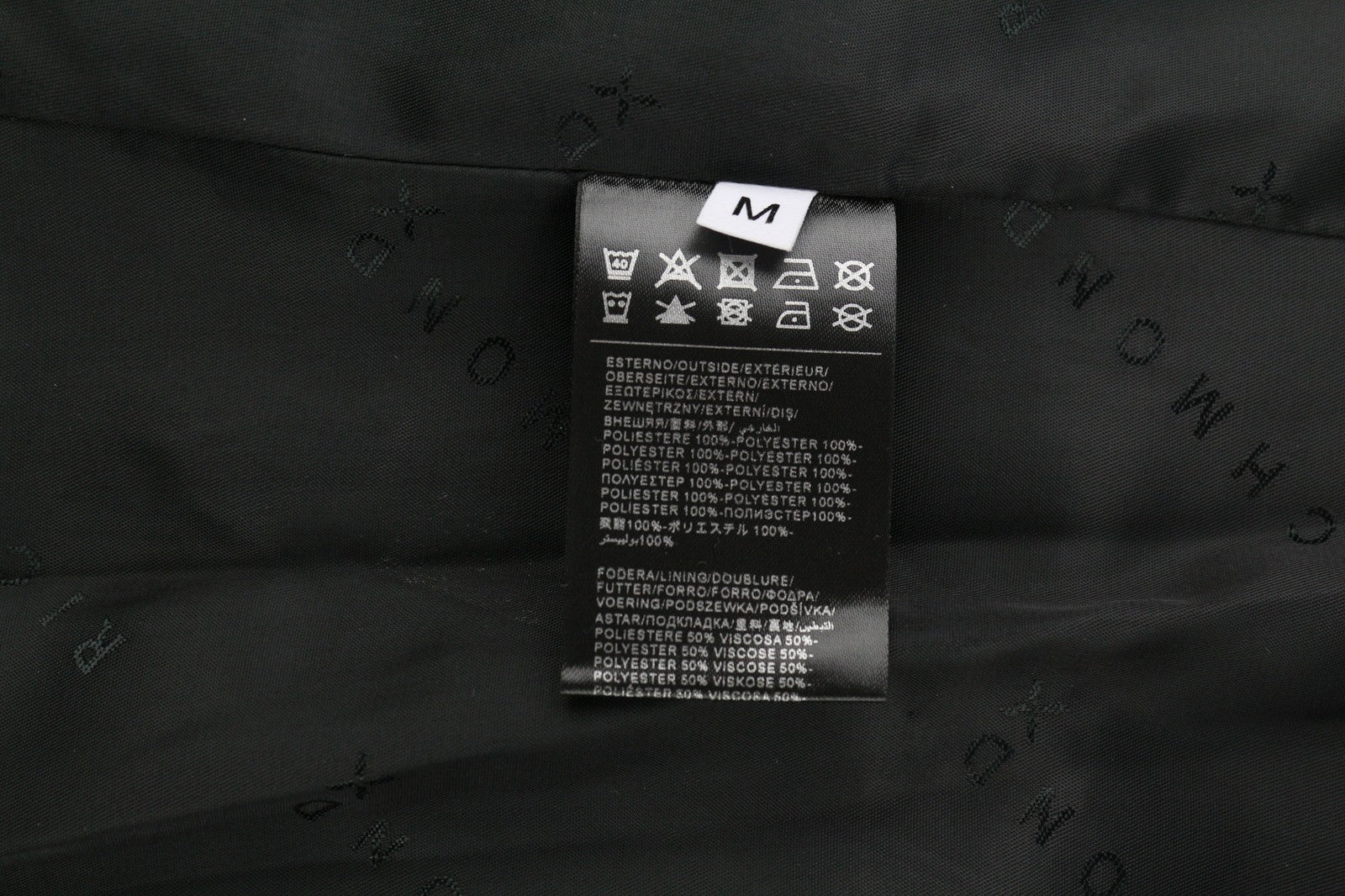 JOHN RICHMOND Men's Blazer M Black Double Breasted Notch Lapel Formal Logo