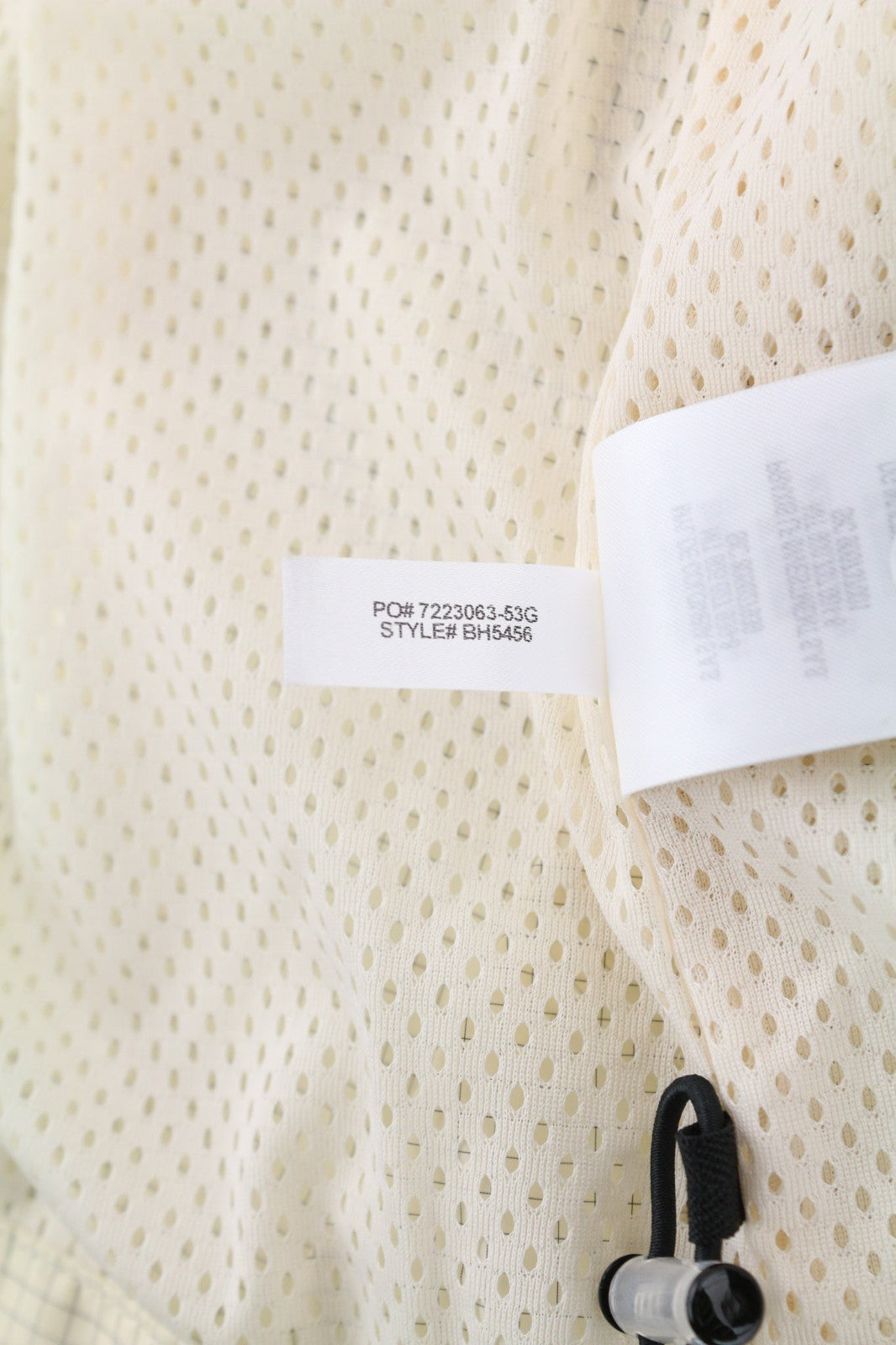 LACOSTE Men's Jacket XL/2XL Beige Hooded Water Repellent Check Light Coat