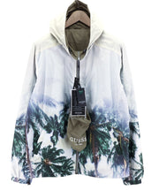 GUESS Men's Jacket XL Reversible Lightweight Hooded Recycled Water Repellent