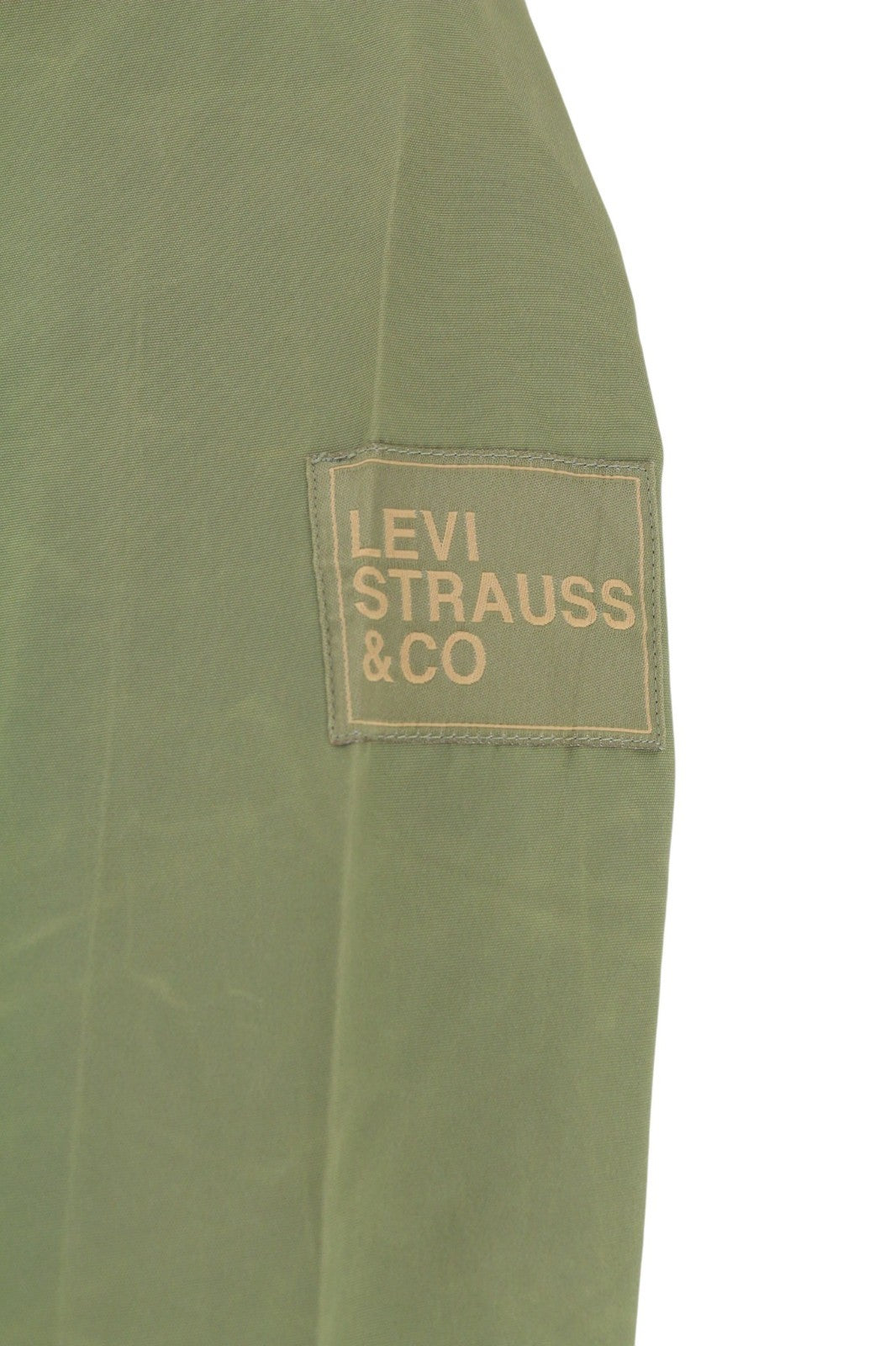 LEVI'S Men's Jacket M Mid-Length Water Repellent Hooded Blue Drawstring Coat