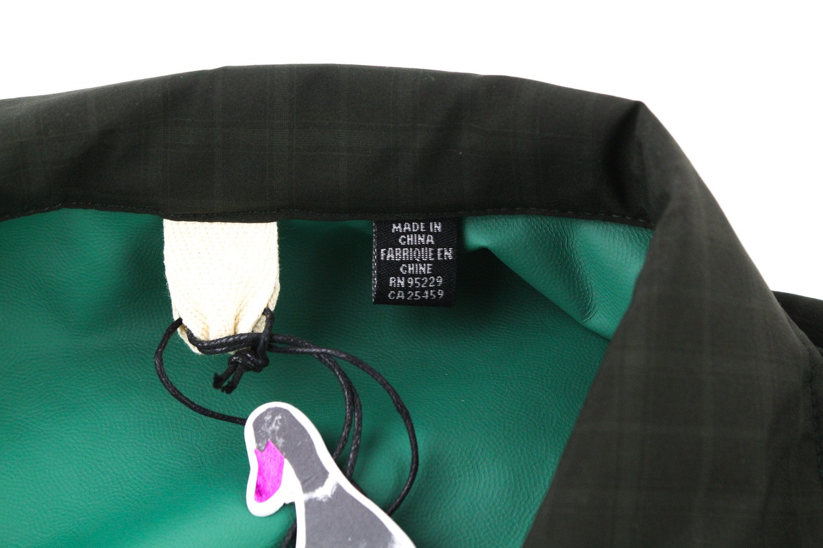 TED BAKER MMP Dafen Men's Jacket ~M Green Anorak Drawstring High Neck Check