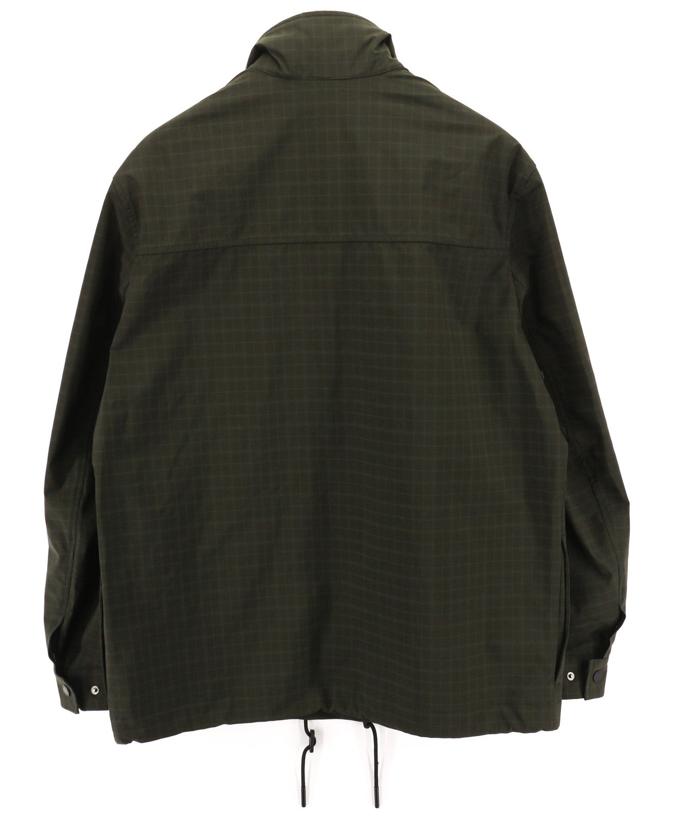 TED BAKER MMP Dafen Men's Jacket ~M Green Anorak Drawstring High Neck Check