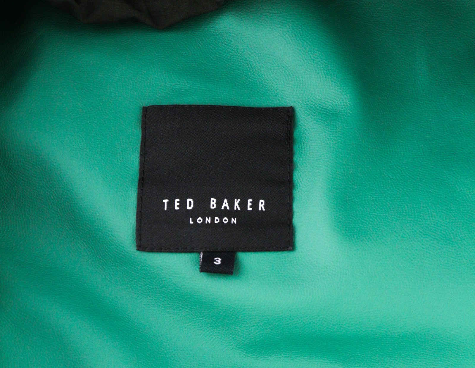 TED BAKER MMP Dafen Men's Jacket ~M Green Anorak Drawstring High Neck Check