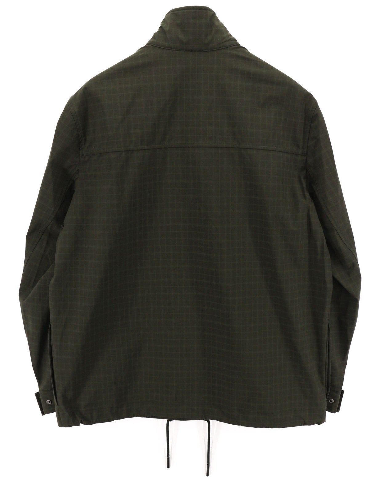 TED BAKER MMP Dafen Men's Jacket ~L Black Anorak Drawstring Check High Neck