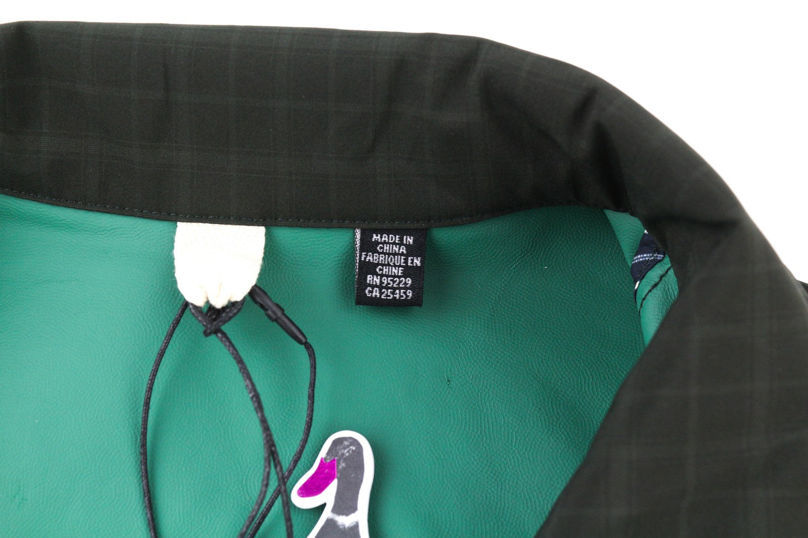 TED BAKER MMP Dafen Men's Jacket ~L Black Anorak Drawstring Check High Neck