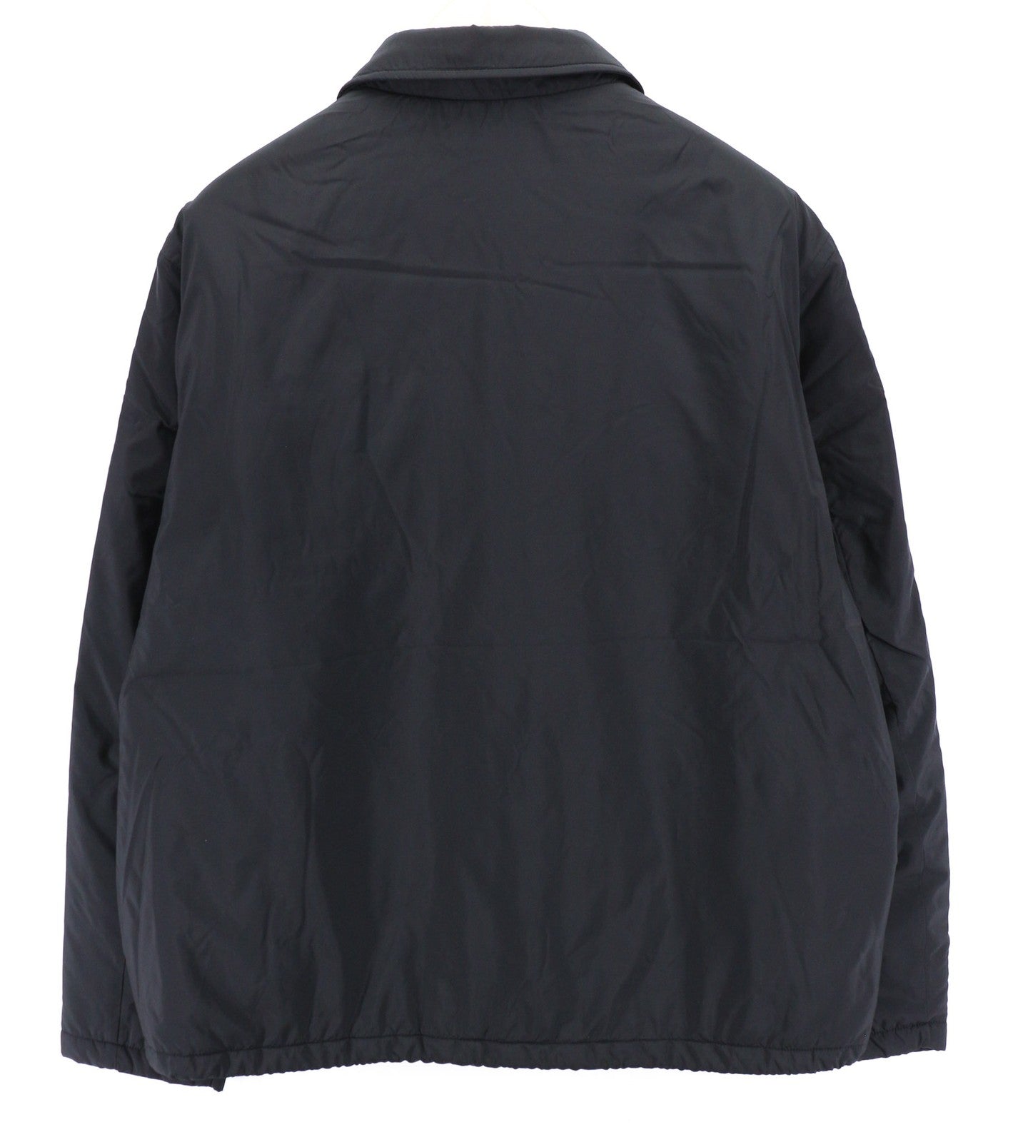 WRANGLER Stadium Men's Jacket L Black Insulated Polo Neck Buttoned Lined