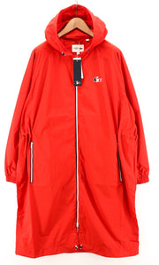 LACOSTE Sport Men's Jacket L/XL Lightweight Mid-Length Hooded Water Repel