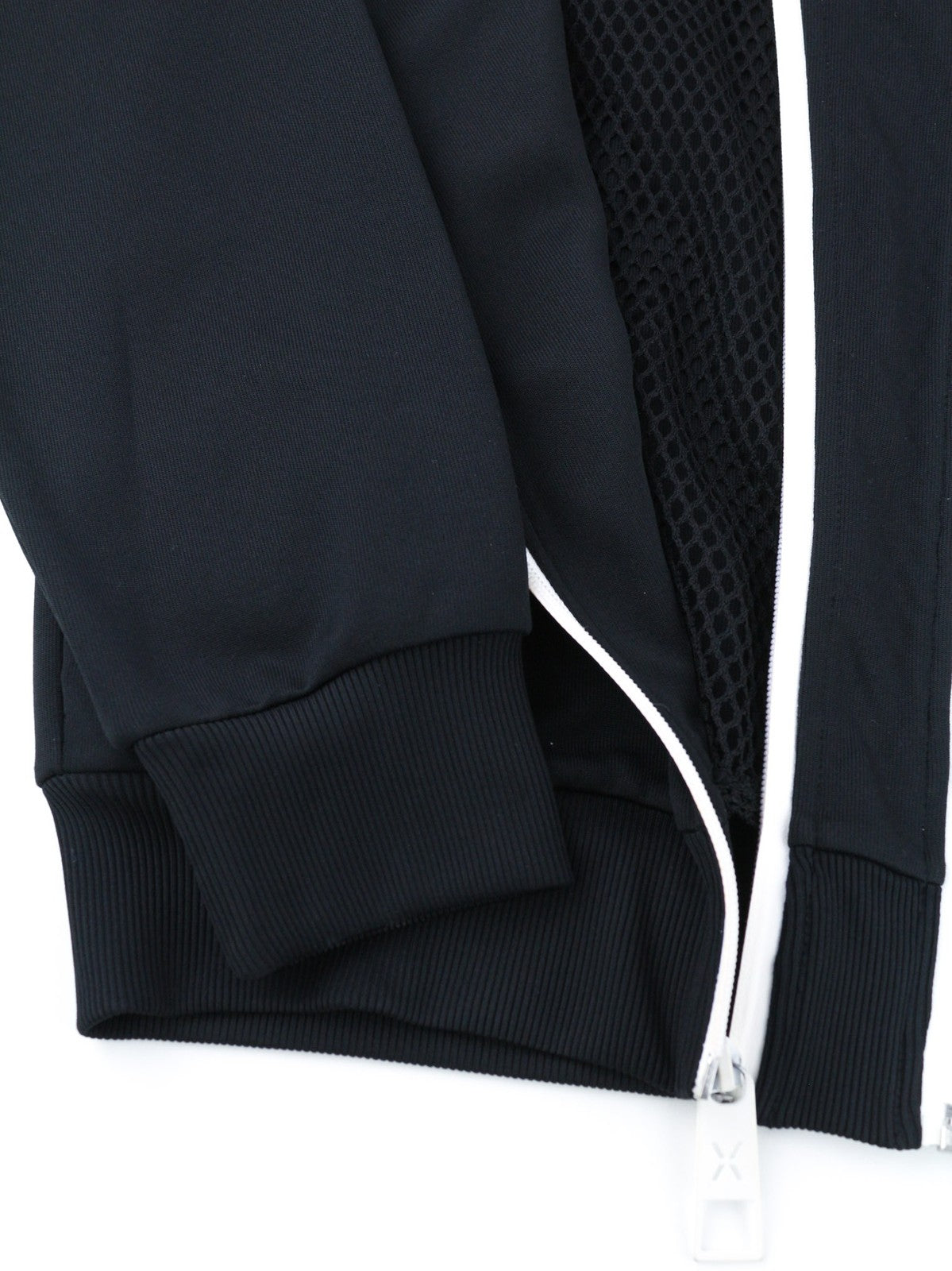 RICHMOND Women's Sweatshirt S Black Mesh Zip Track Top High Neck Pockets