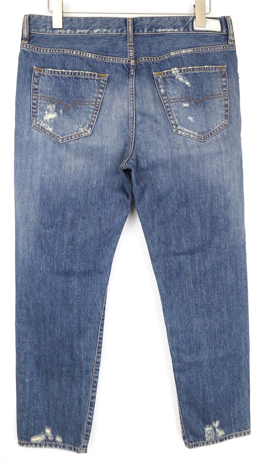 DIESEL Marhky 084XD Men's Slim Jeans W34/L32 Skinny Ripped Stretch Denim Blue