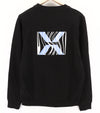Black Cotton Sweatshirt