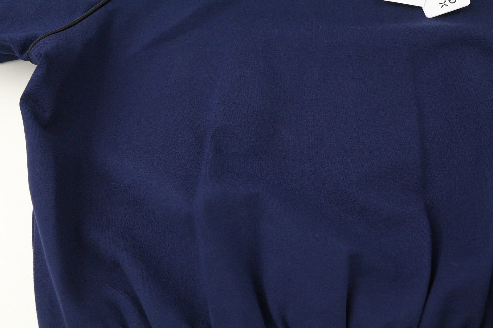 JOHN RICHMOND Women's Sweatshirt S Mid Blue Zip Logo Bomber Lightweight