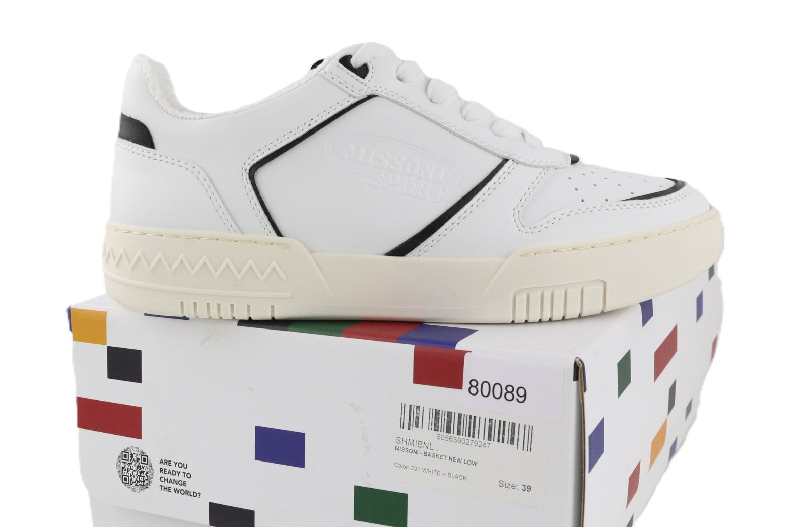 ACBC X MISSONI SHMIBNL Basket Unisex Sneakers EU39 Black Low Sport Detail