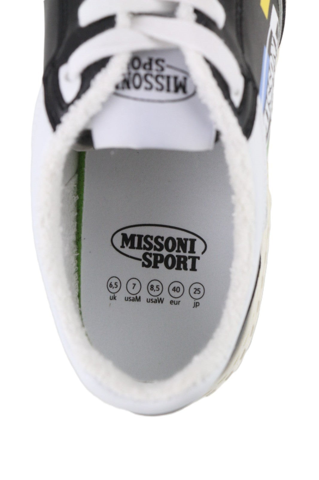 ACBC X MISSONI SHMIBNL Basket Unisex Sneakers EU40 Black Athletic Detail