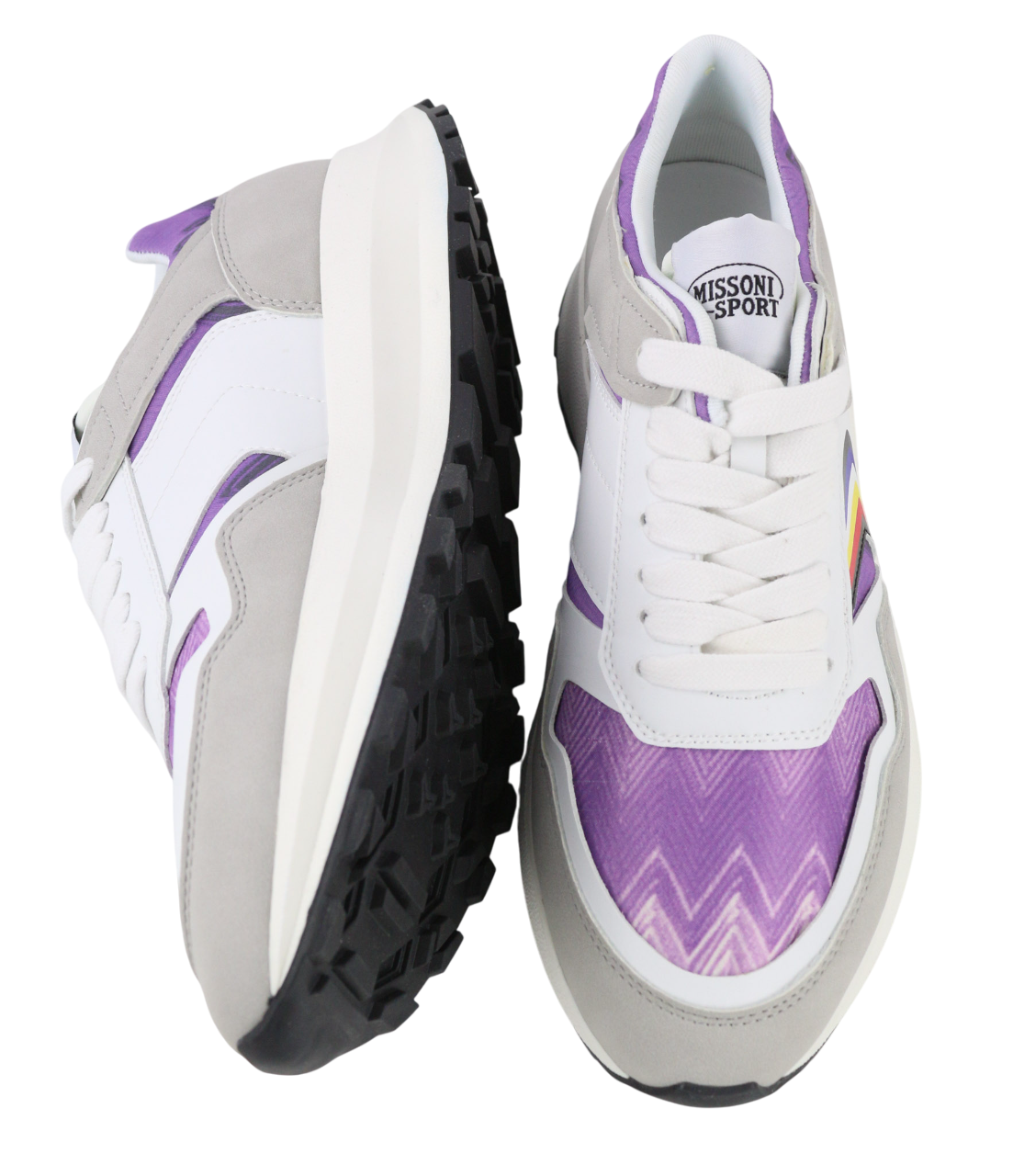 ACBC X MISSONI SHMIRUNT Running Unisex Sneakers EU40 Zig Zag Sport Print