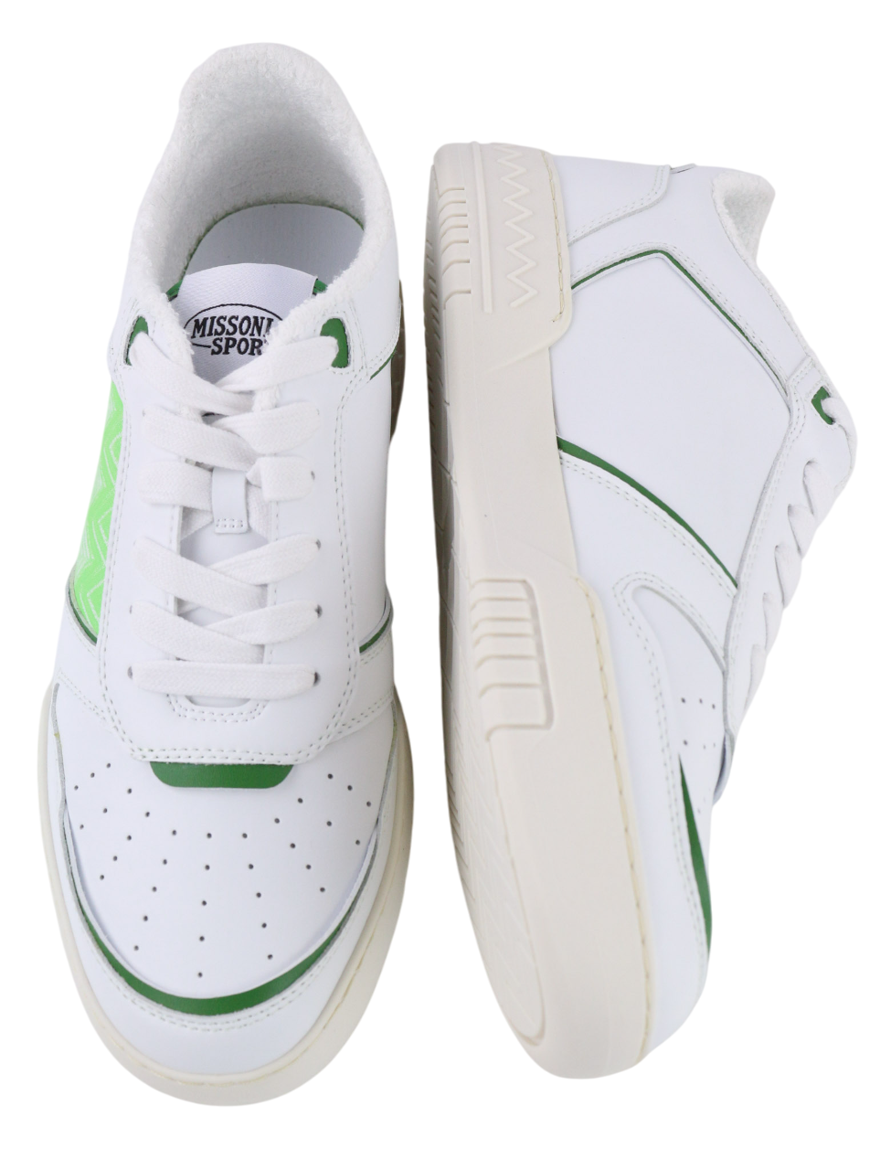 ACBC X MISSONI SHMIBNL Basket Unisex Sneakers EU41 Green Detail Low Sport