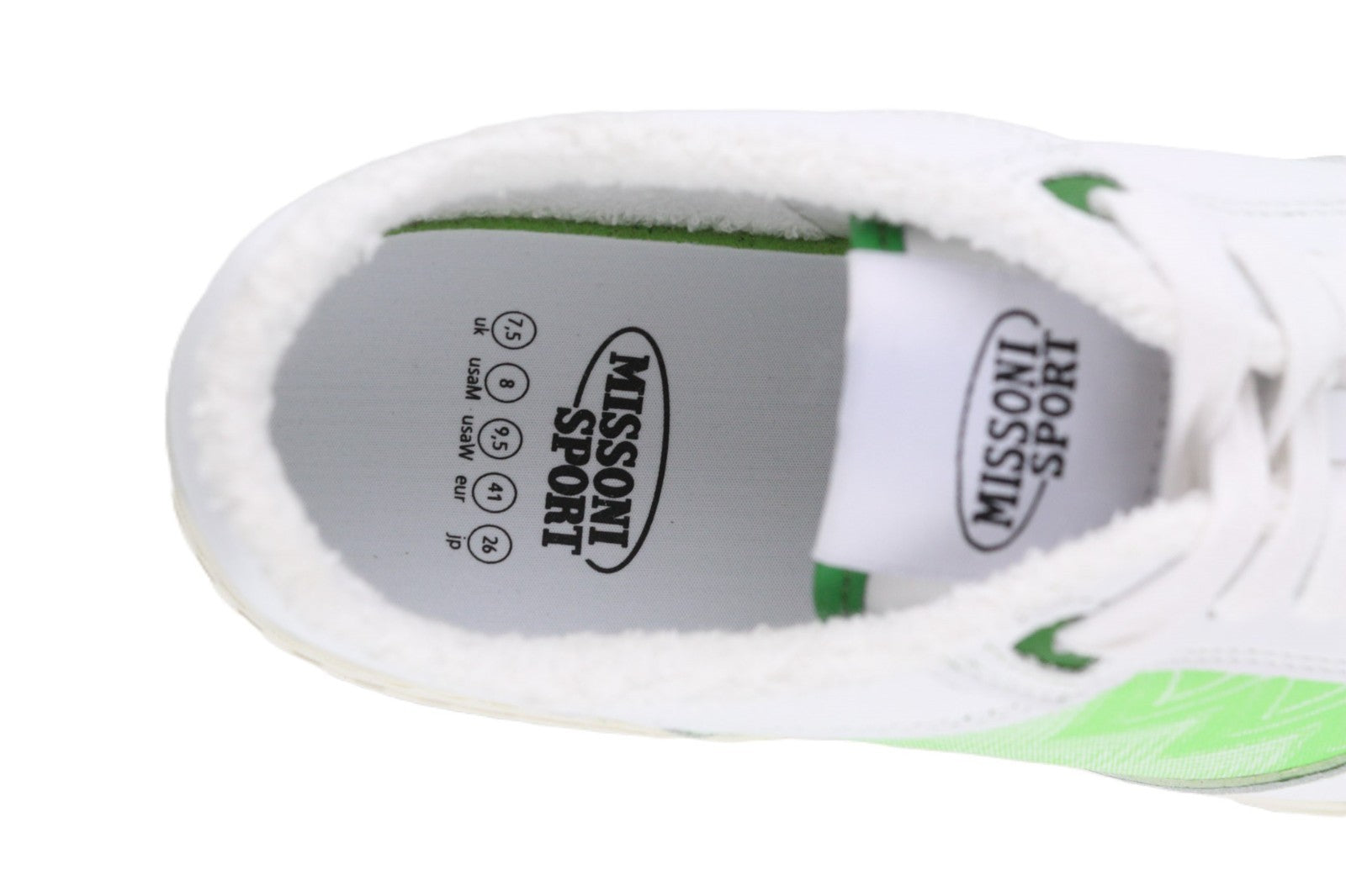 ACBC X MISSONI SHMIBNL Basket Unisex Sneakers EU41 Green Detail Low Sport