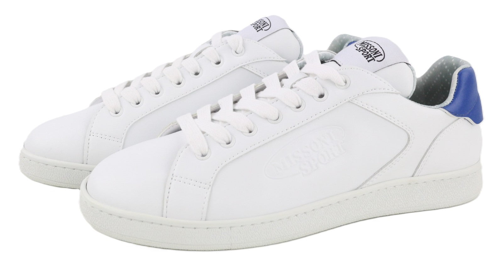 ACBC X MISSONI SHMISCAS Cassetta MS Unisex Sneakers EU39 White Blue Detail