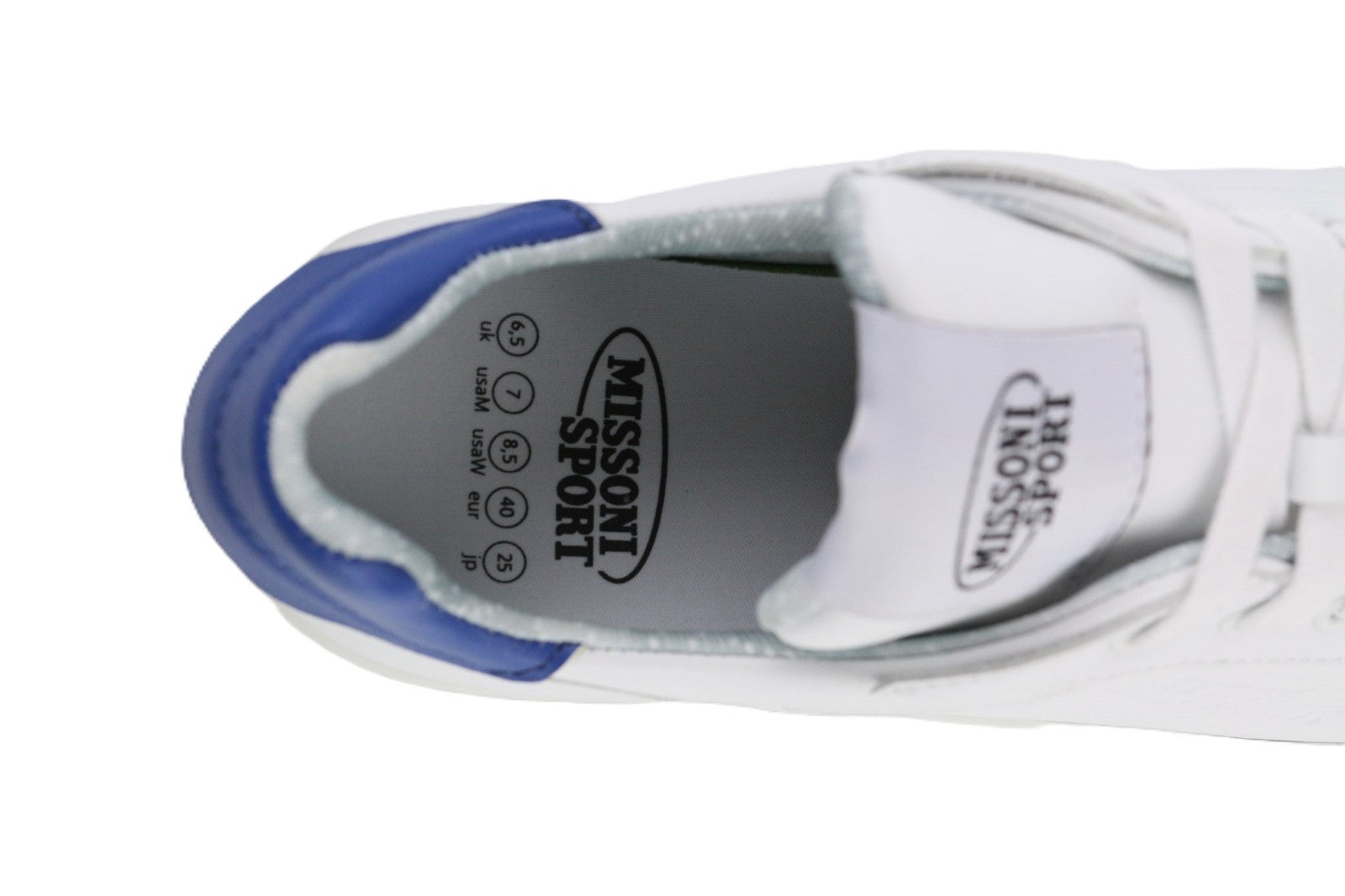 ACBC X MISSONI SHMISCAS Cassetta MS Unisex Sneakers EU40 White Blue Trainer