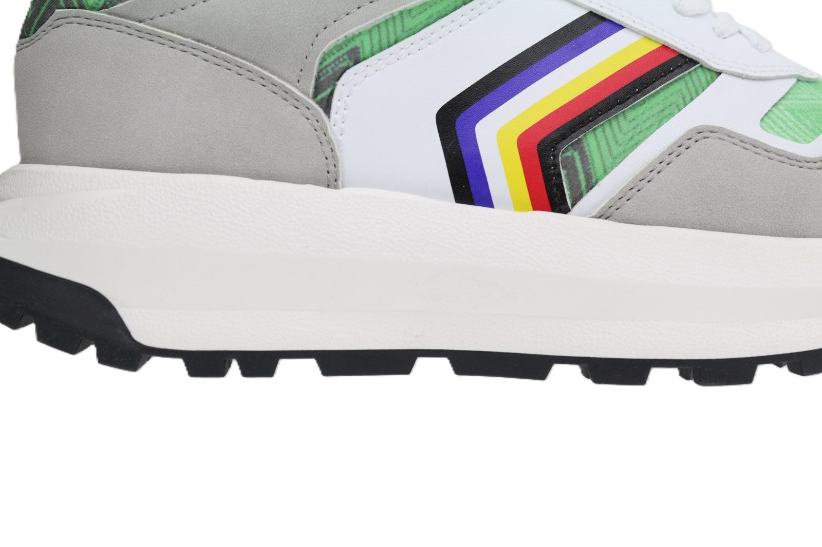 ACBC X MISSONI SHMIRUNT bėgimo sportbačiai su žaliomis detalėmis, žemakulniai bateliai, 38 dydis 