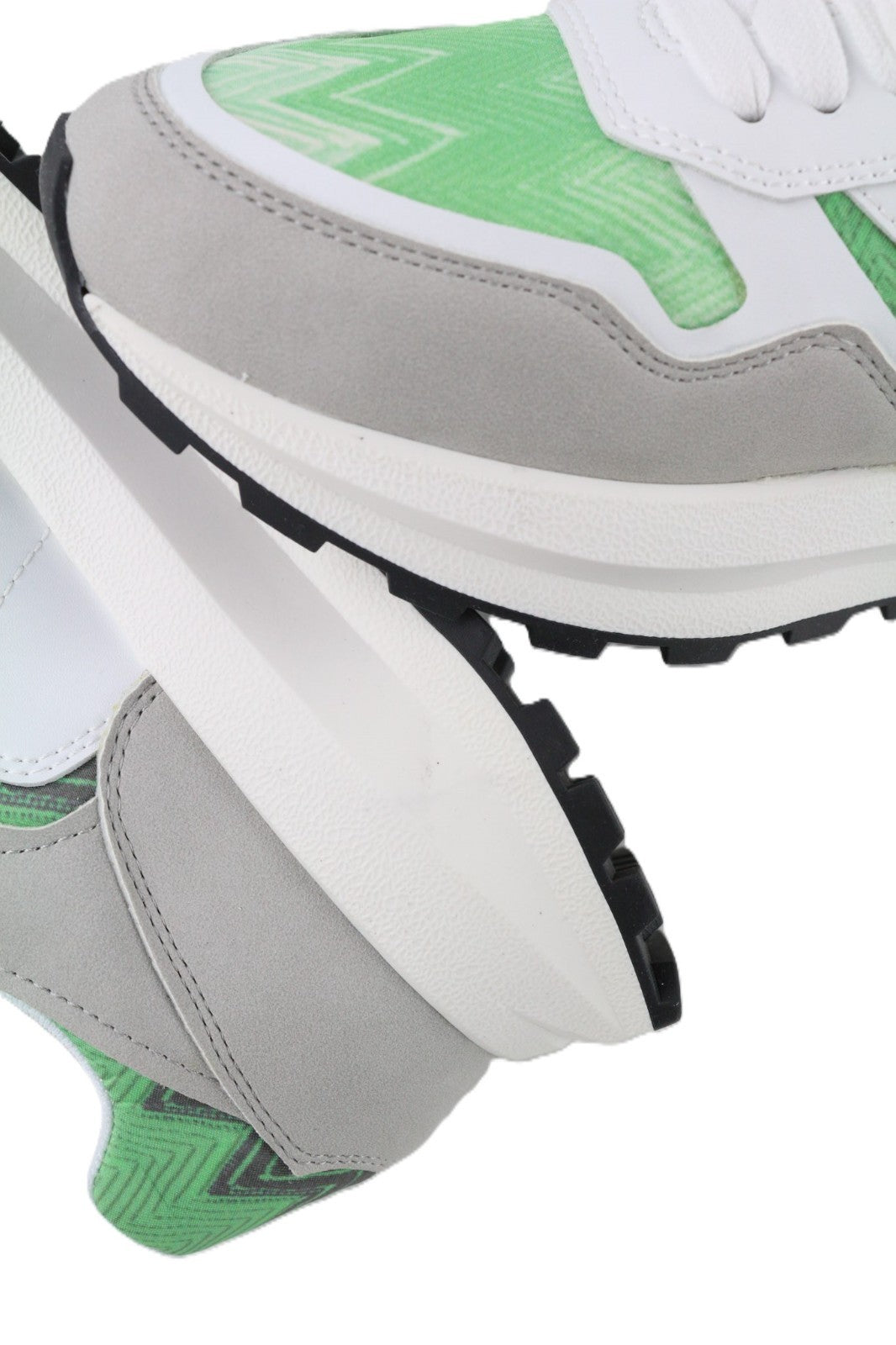 ACBC X MISSONI SHMIRUNT bėgimo sportbačiai su žaliomis detalėmis, žemakulniai bateliai, 38 dydis 