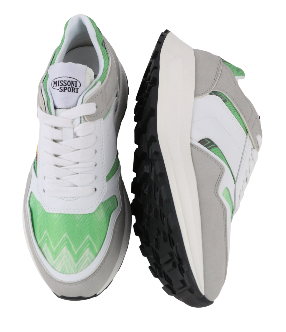 ACBC X MISSONI SHMIRUNT Running Unisex Sneakers EU38 Green Detail Sport Low