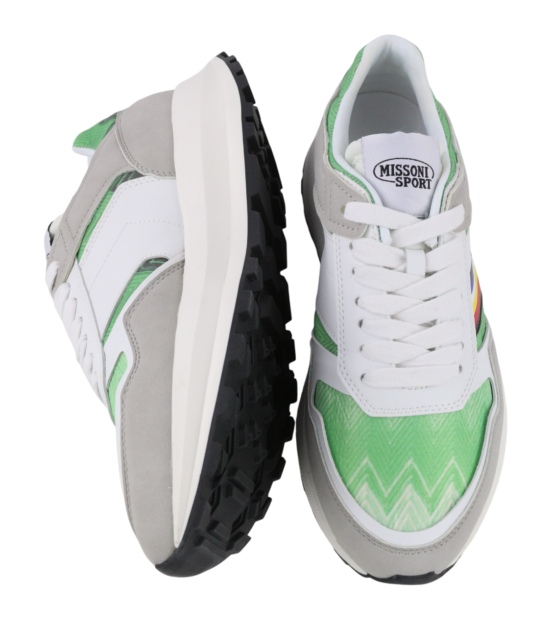 ACBC X MISSONI SHMIRUNT Running Unisex Sneakers EU38 Green Detail Sport Low