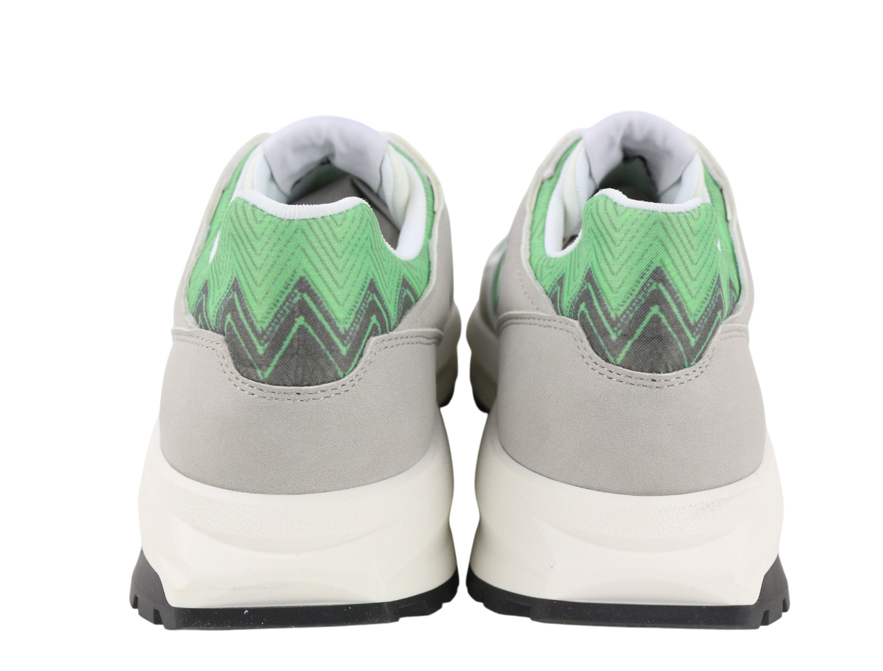 ACBC X MISSONI SHMIRUNT bėgimo sportbačiai su žaliomis detalėmis, žemakulniai bateliai, 38 dydis 