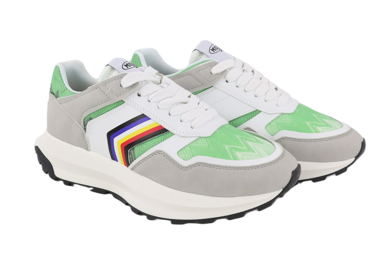 ACBC X MISSONI SHMIRUNT Running Unisex Sneakers EU38 ZigZag Lace Sport Print